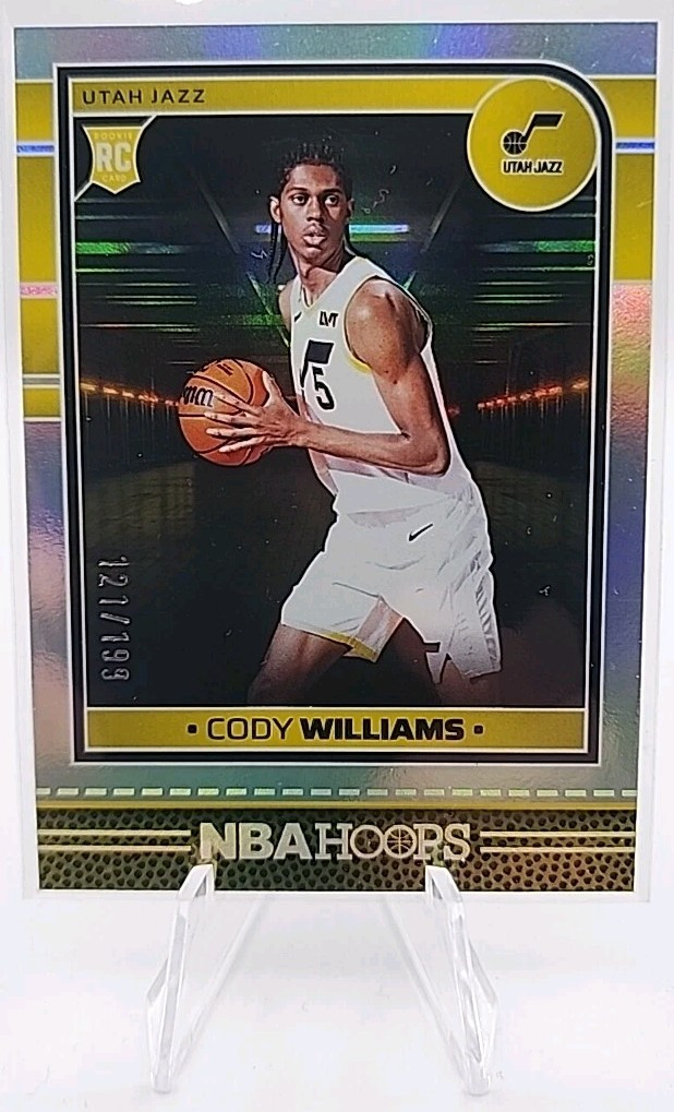 2024-25 Panini Nba Hoops - Rookies Cody Williams #240 Silver /199 (RC)
