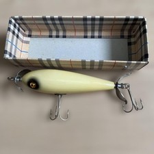 Heddon Surface Game 1998 Topwater Lure Yellow White with Box Used