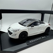 Peugeot RCZ 1/18 Norev Early Model Diecast Car Pearl White Used