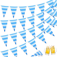 33Ft/10M Oktoberfest Deko Wimpelkette, Bayrische Wiesn Deko, 1 StüCk Oktoberfest