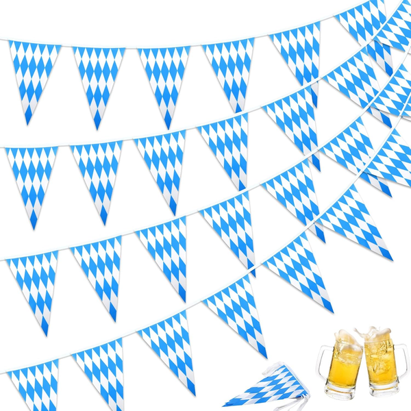 33Ft/10M Oktoberfest Deko Wimpelkette, Bayrische Wiesn Deko, 1 StüCk Oktoberfest-image