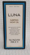 SUNDAY RILEY Luna Retinol Sleeping Night Oil .17oz/5mL Travel Size - NIB!