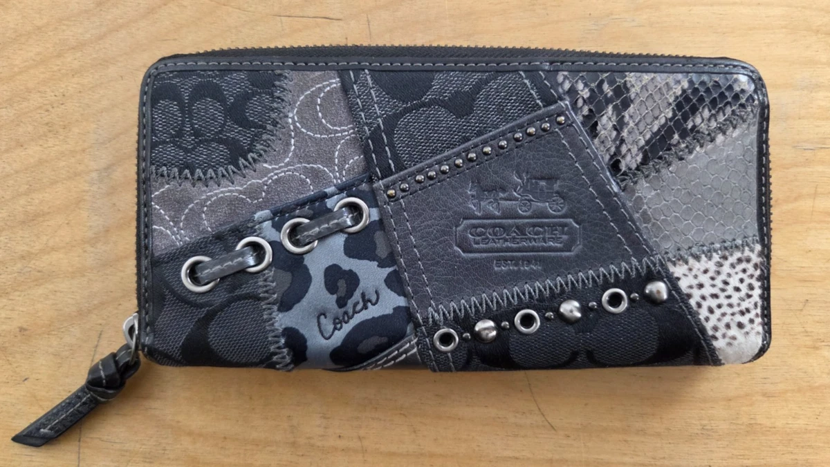 Coach Patchwork Wallet In Women's Wallets for sale | eBay