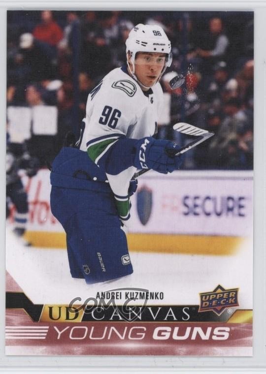 2022-23 Upper Deck Series 2 UD Canvas Young Guns Andrei Kuzmenko #C222 0h6w
