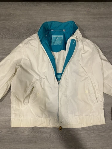 OFF WHITE Giacca taglia 44 vintage solo membri bianco sporco panna