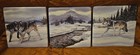 The Bradford Exchange. Limited Edition. "Nature's Crossing" Set Of 3