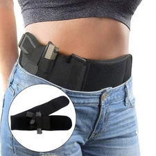 Tactical Belly Band Holster Concealed Carry IWB OWB Gun Holster with Mag Pouch