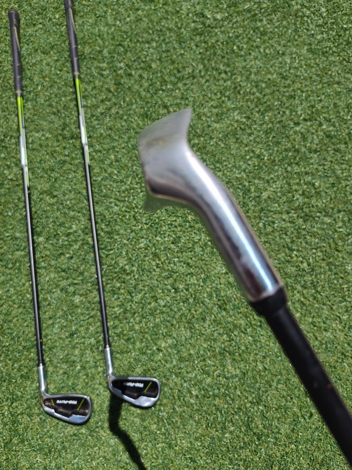 JUEGO DE 3 PALOS DE GOLF TOP FLITE YOUTH FLEX SW,9,7 HIERROS DIESTRO 34-36" VARILLA DE GRAFITO Foto 4 de 4