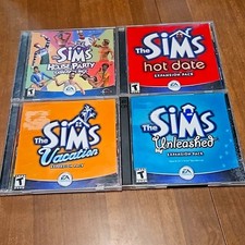 The Sim's House Party, Unleashed, Hot Date  Vacation Expansion packs