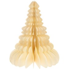 Christmas Party Decor Tabletop Paper Xmas Tree Festival Honeycomb