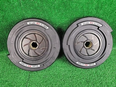Set of 2 Bowflex Revolution 20lb Spiraflex Weight Plates 40lb Total FREE SHIP