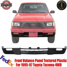 New Front Valance Panel Textured Plastic For 1995-97 Toyota Tacoma 4WD TO1095175