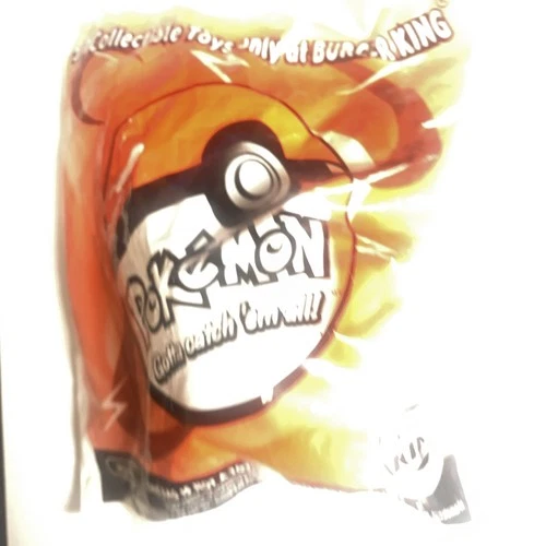 Pokemon Burger King Collectible Toy #80-16Sealed 1999 Vintage Pokeball NIP