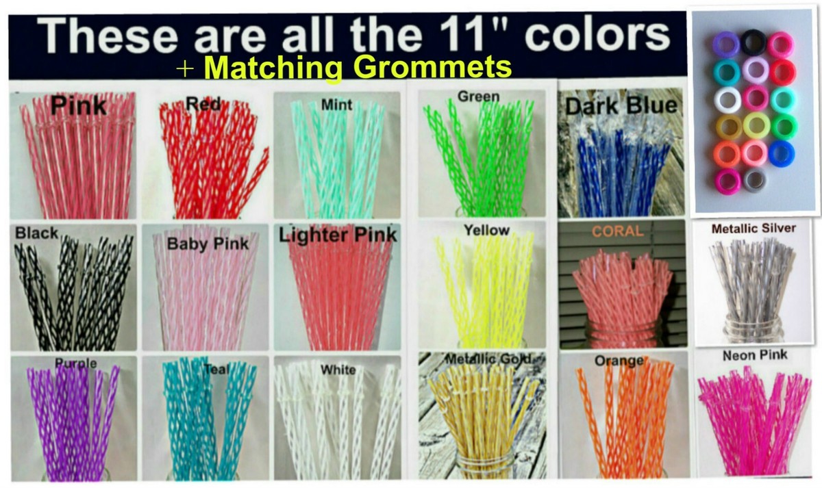 Swirly Striped Party Straws - BPA Free Plastic, Assorted Lengths (7", 9", 11")