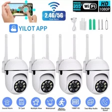 Sistema De Seguridad 4 Camaras 5G Wifi Para Casas 1080P HD Con Vision Nocturna