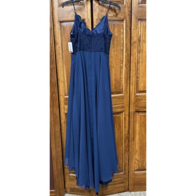 David's Bridal Celebrate NWT Hi Low Maxi Bridesmaid Mother of Bride Groom