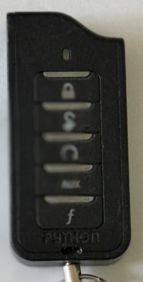 Python 1-Way Security Alarm Keyfob Transmitter 5B EZSDEI7153 Tested
