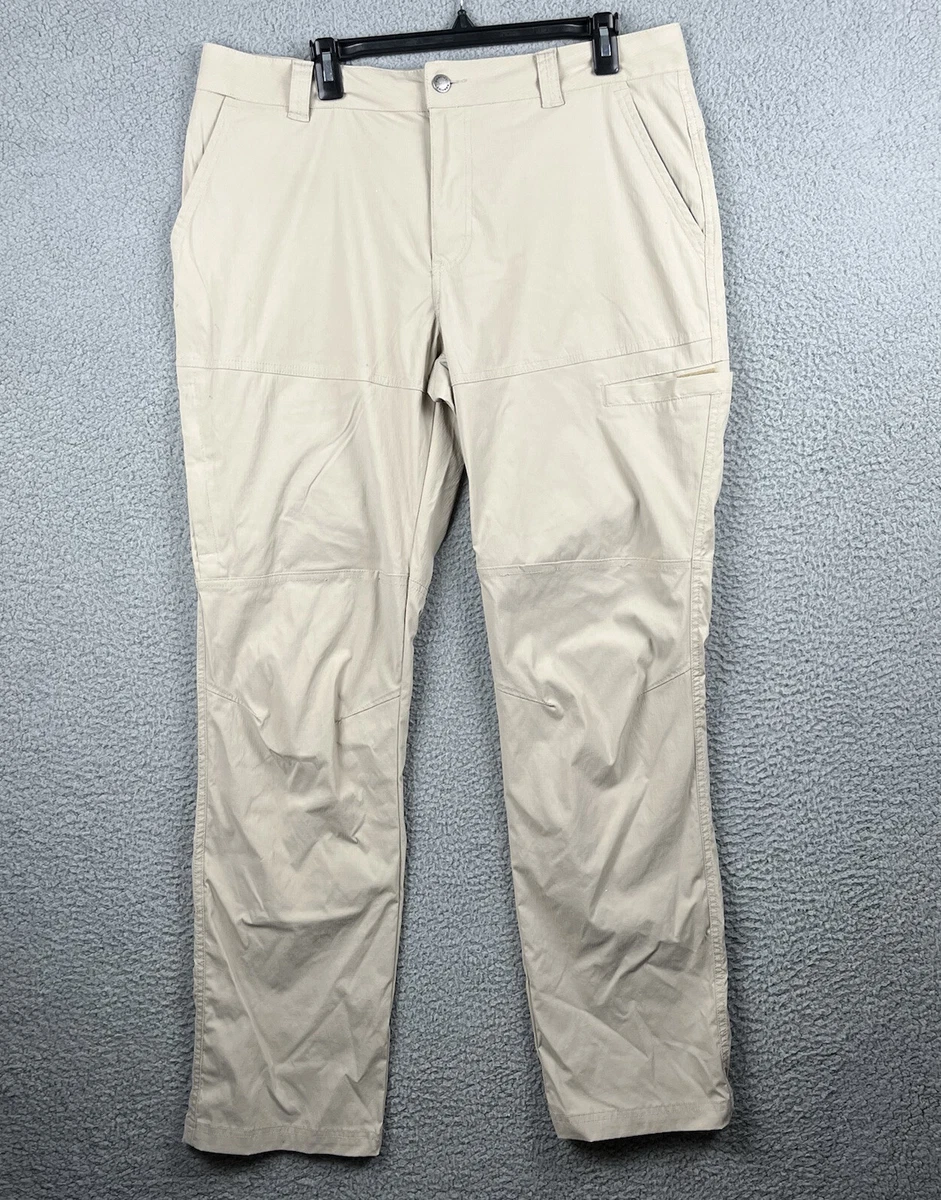 Columbia Pants Mens 36 Tan Khaki Fishing Outdoor Casual Camping W38 L34