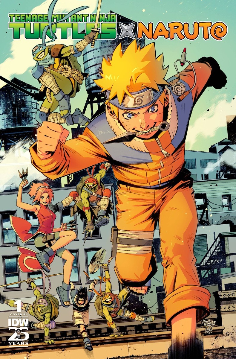 Teenage Mutant Ninja Turtles X Naruto #1 2024 Ortega 1:150 Variant