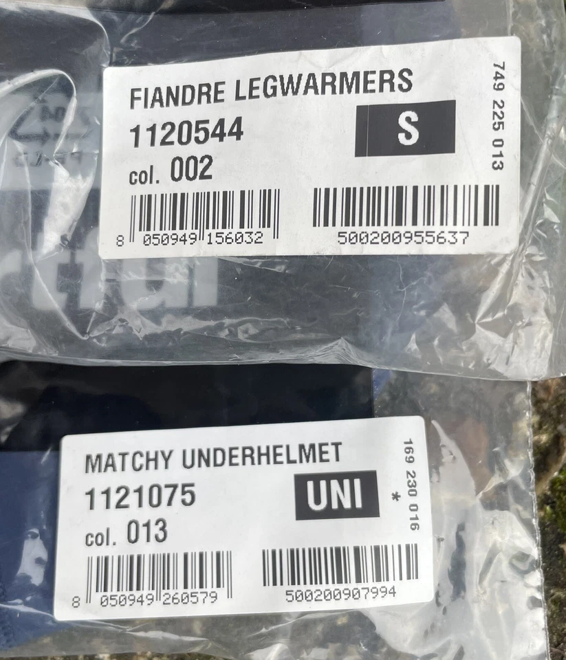 Calentadores de piernas deportivos Fiandre talla S. Foto 2 de 3