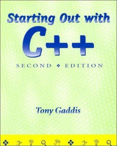 Starting Out with C++, 2nd Edition by Tony Gaddis - Bild 1 von 1