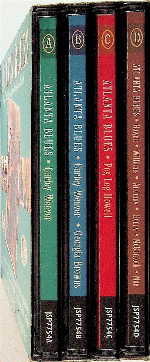 Atlanta Blues -Big City From The Heartland 4-CD -RARE JSP (Curley