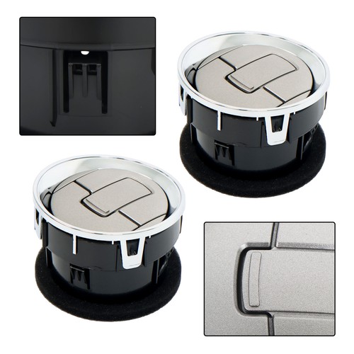 Salpicadero 2 piezas calefacción aire acondicionado salida persiana ventilación para Ford F-150 2009-2014 cromo - Imagen 8 de 10