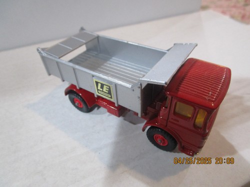 Matchbox King Size LELAND TIPPER TRUCK K-4, Red cab Silver Bed Vintage 1969 - Picture 4 of 9