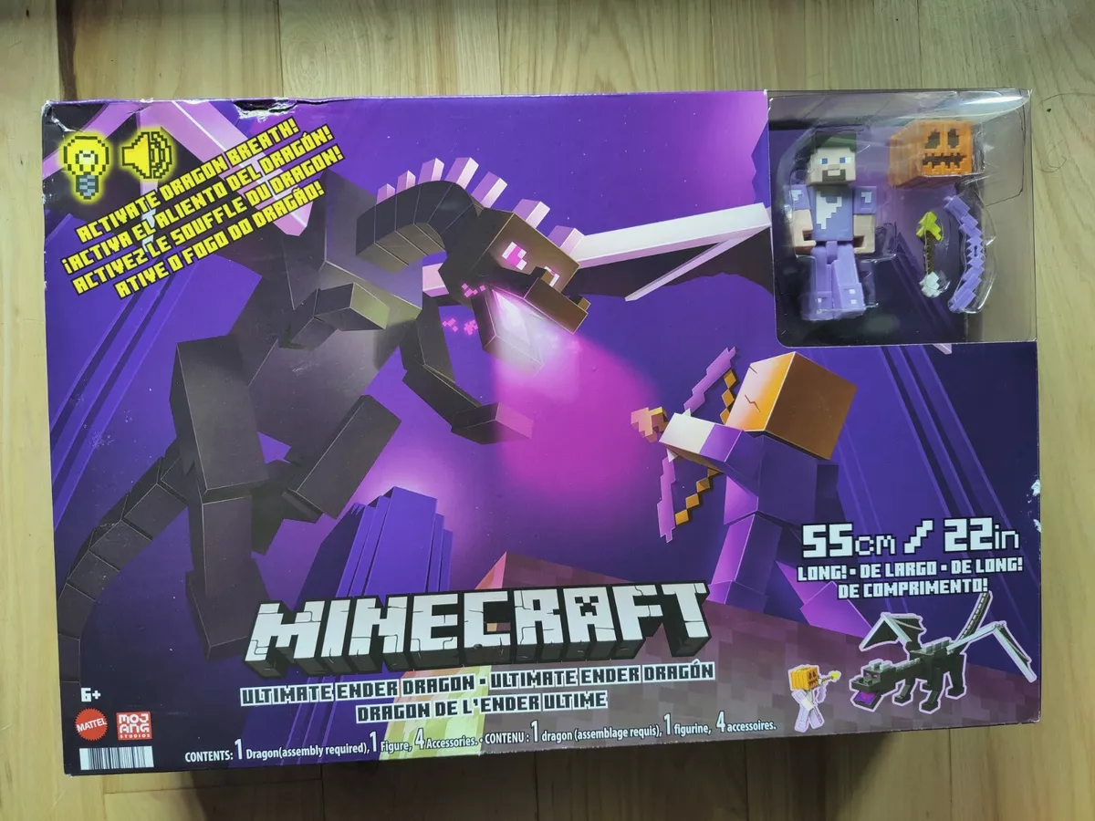 Minecraft Ultimate Ender Dragon Figure with Steve Action Figure