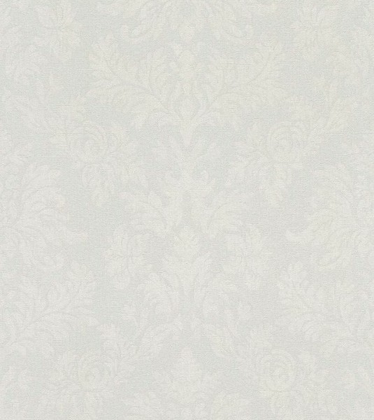 Rasch Tapete Vlies Barbara Becker 474329 Barock Creme Hellgrau Feine Struktur-image