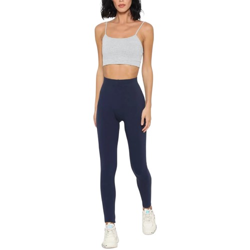 Forever 21 Womens Leggings Plain Western Wear Stretchy High Rise Cotton Leggings - Picture 12 of 35