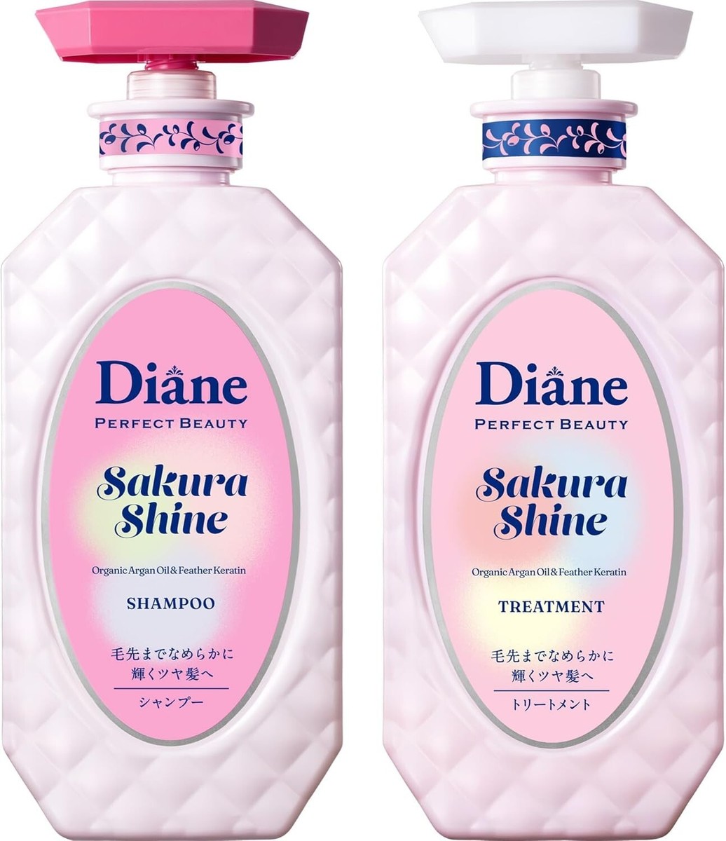 Diane Shampoo & Treatment 2025 [Sakura Shine] French Cherry Scent