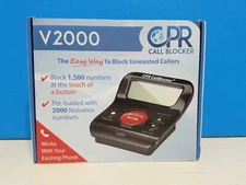 CPR Call Blocker V2000, Pre-Programmed with 2000 Scam Telemarketer Numbers