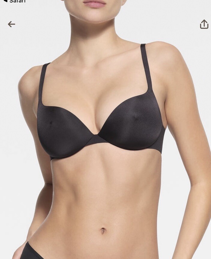 skims ブラ2点セット　34C Skims “Ultimate” Push-Up Nipple Black Bra 34C NWOT – Karnas