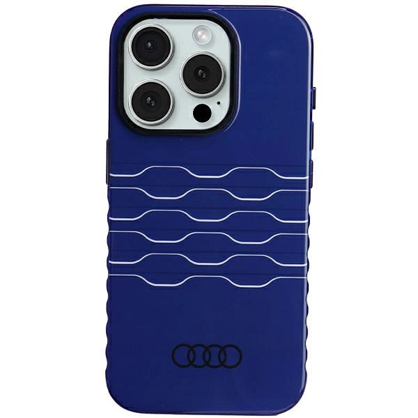 Audi IML Hard Case with MagSafe for iPhone 15 Pro 6.1"" Blue