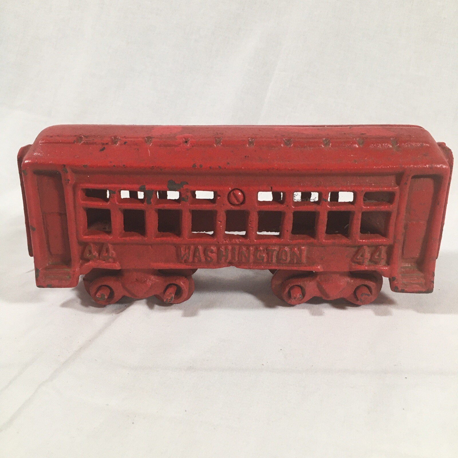 Vintage Pennsylvania Railroad PRR Washington 44 Cast Iron Train Set of