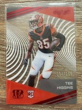2020 Panini Chronicles Tee Higgins Clear Vision RED Acetate SP /199 RC Rookie 