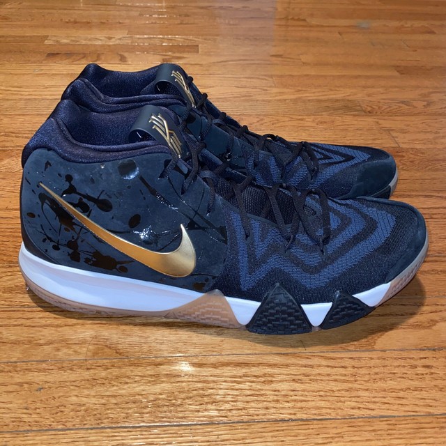 nike kyrie 4 pitch blue metallic gold