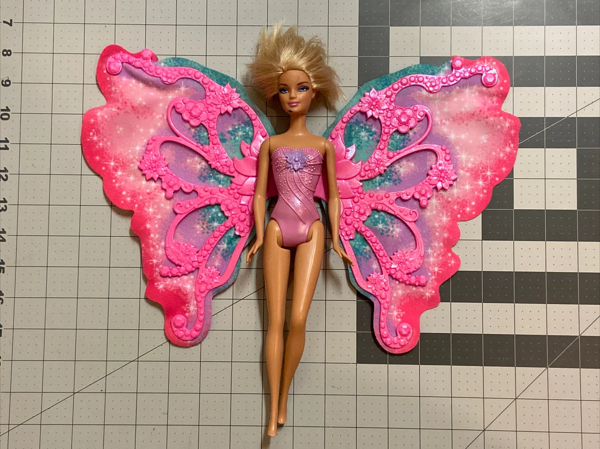 MATTEL 2011 BARBIE FAIRY DOLL BUTTERFLY FAIRYTALE WINGS for OOAK CUSTOMS TLC