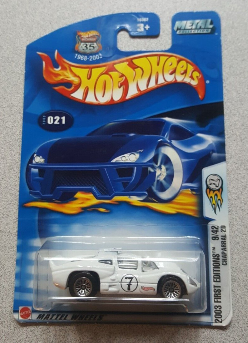 2003 Hot Wheels Chaparral 2D First Editions Series 9/42 Collector #021