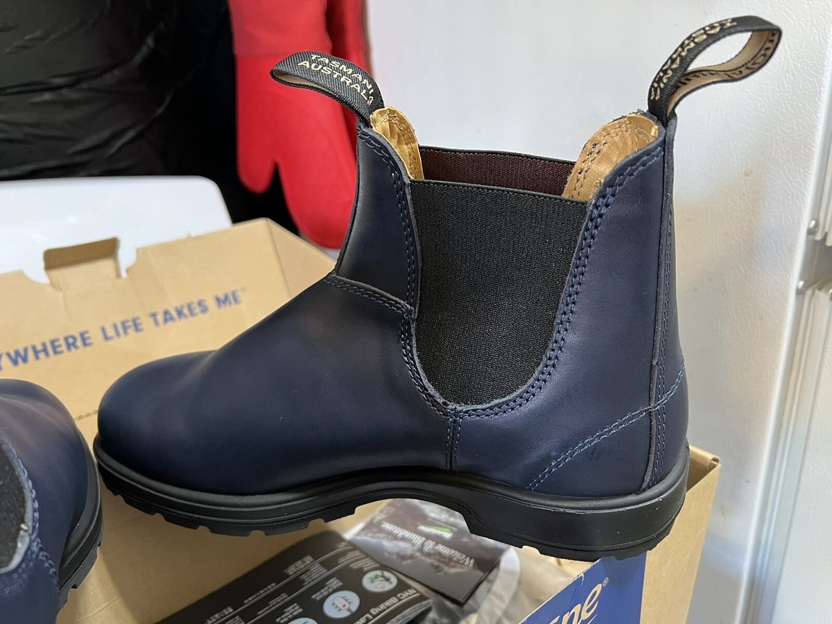Blundstone Classic Chelsea 550 Boot 2246 Navy Leather Mens US 9.5