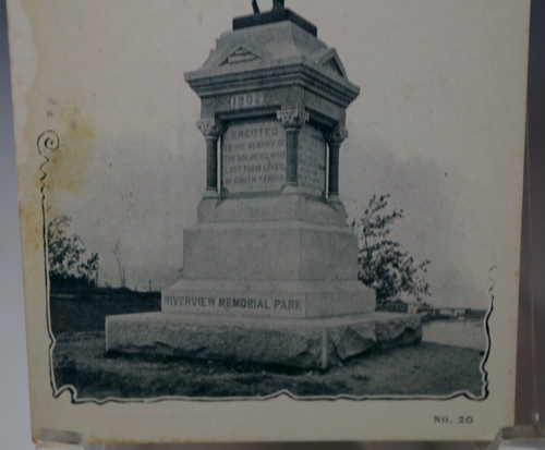 RIVERVIE MEMORIAL PARK NEW BRUNSWICK OTTAWA CANADA POST CARD 1910's 1-190 - Picture 4 of 5