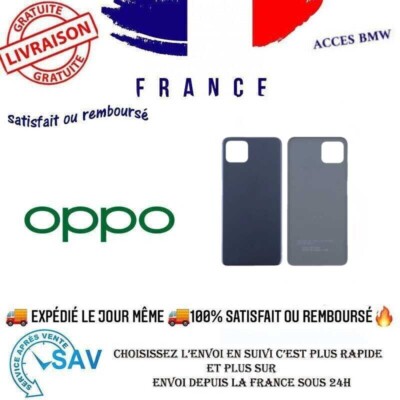 Vitre Arrière De Remplacement Avec Logo Pour Oppo A72 5G - Cache Batterie Adhésif Neuf