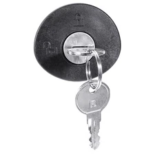 8U5Z-9C268-B Locking Gas Fuel Tank Plug Cover Cap Fits Ford Lincoln with 2 Keys