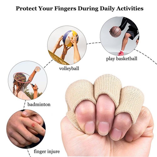 20 × Finger Splint Trigger Finger Brace Sleeves Pain Relief Sport Injury Support - Picture 8 of 19