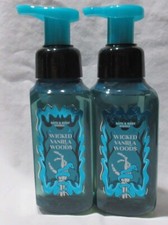 Bath Body Works Gentle Clean Foaming Hand Soap Set of 2 WICKED VANILLA WOODS