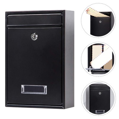 Dekorative Mailbox Wand Post Box Eisen Brief Box Locking Mailbox