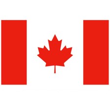 Canada Sticker Red And White Adhesive Permanent Thickness 3.0 Mil