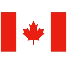 Canada Sticker Red And White Adhesive Permanent Thickness 3.0 Mil