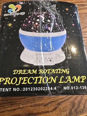 Dream Rotating Projection Lamp /White Color /Rotating, Brightness Control
